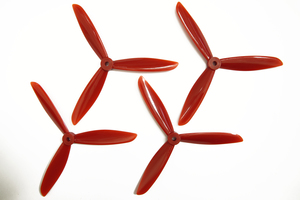Hélices TJ6045 Tripales Rouge (2cw+2ccw) Dalprop