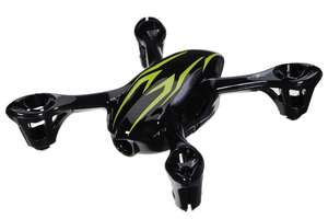 Fuselage Hubsan caméra H107C noir et vert