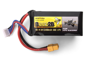 Lipo 1300mAh 50c 4S 14.8v pour FPV racer