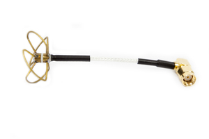 Antenne Cloverleaf Rx 5,8GHz - RP-SMA male coudé 90°
