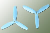Hélices Gemfan Master 5050 tripales Bullnose Bleu (2 paires CW+CCW)