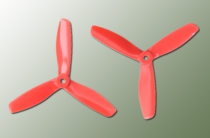 Hélices Gemfan Master 5045 tripales Bullnose Rouge (2 Paires CW+CCW)