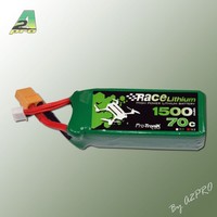 Lipo 1500 70C 4S XT60 Race Lithium Pro-Tronik