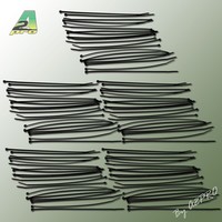 Collier nylon noir 2,5x200mm (100 pcs)