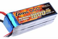 Lipo 1800mAh 14.8V 40C 4S 1P Gens Ace