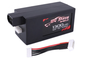 Lipo 1300mAh 14.8V 75C 4S1P Tattu Hardcase