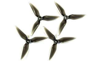 Hélice tripale 5051 TCS Racekraft marron transparente (X4)