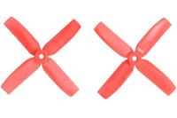Hélices quadripales Gemfan 4040 BN - Red