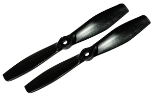 Hélice fibre SF 6x4,5 1/2 bullnose noir Gemfan (x2)