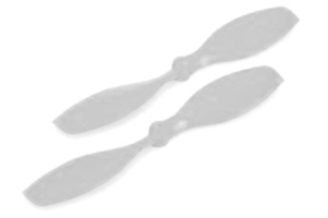 2 Hélices tranparentes horaire Nano QX FPV Blade.