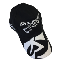 Casquette Tattu noire et motif blanc