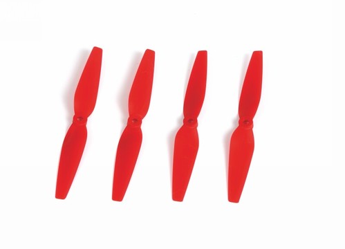 Hélice 3D-PROP 6x3 Rouge (x4) Graupner