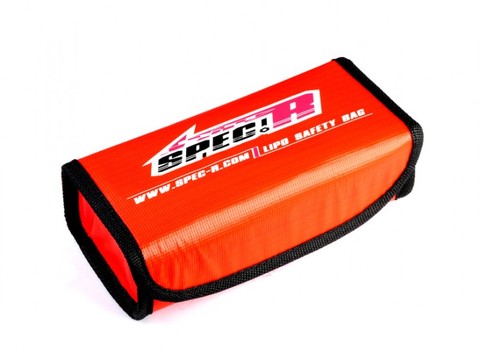 Sac de protection Rouge pour Lipo Spec-R  19X9X7cm
