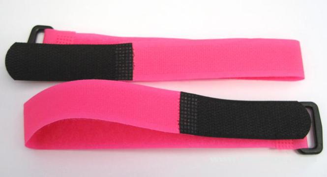 Sangle Velcro Rose Fluo 20X260mm (X2)