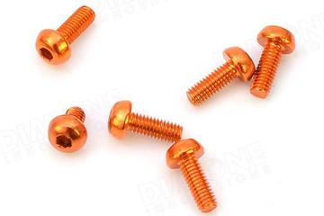 Vis Aluminium M3 X 4 Orange Diatone (x10)