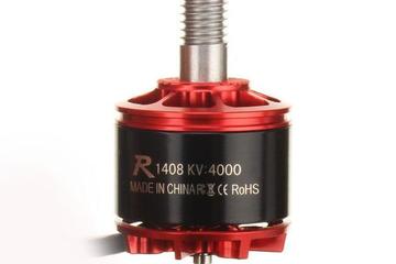 Moteur Edge 1408 - 4000KV D-Silver Red - Diatone