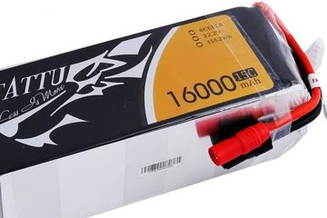 Tattu 16000mAh 22.2V 15/30C 6S Lipo Battery Pack