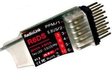 Recepteur R6DS 6ch (10ch ppm) Sbus RadioLink