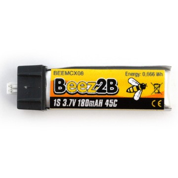 Lipo 1s 180mAh 45C (mcx, inductrix etc..) Beez2B