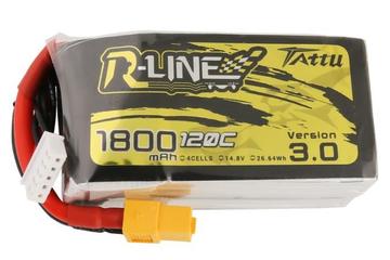 Lipo R-Line V3 1800mAh 120C 4S XT60 - Tattu