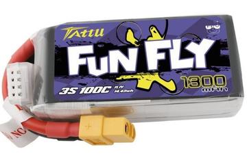 Lipo Tattu Funfly 1300mAh 11.1V 100C 3S1P XT60