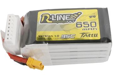 Lipo Tattu R-Line 650mAh 22.2V 95C 6S1P XT30U-F