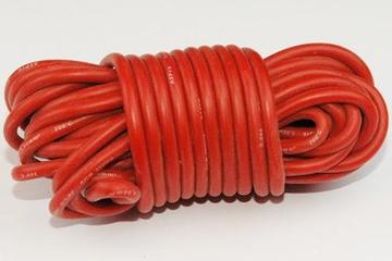 Cable 16AWG Rouge (1.32mm²) silicone super souple - 5m
