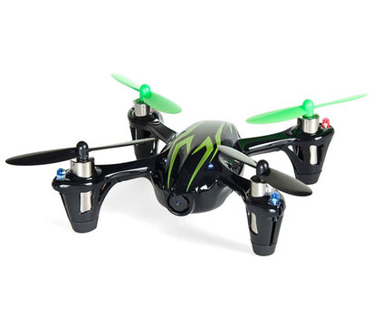 H107C Noir et Vert Mode 2 avec caméra HD Hubsan