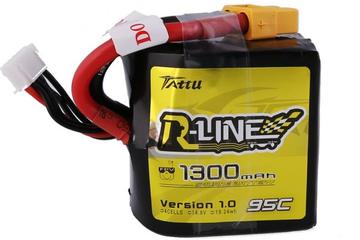 R-Line 1300mAh Cube Square 14.8V 95C 4S Tattu