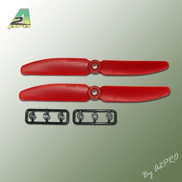 Hélices 5030R Gemfan Rouge 5x3 CW (2 pcs)