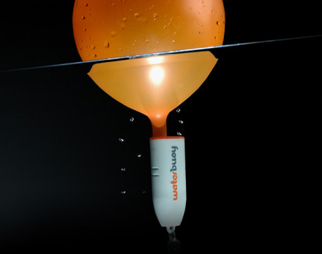 Airbag flottant pour drone waterbuoy