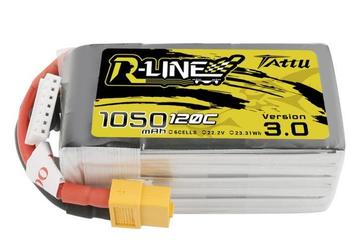 Lipo Tattu R-Line 1050mAh 22.2V 120C 6S1P XT60