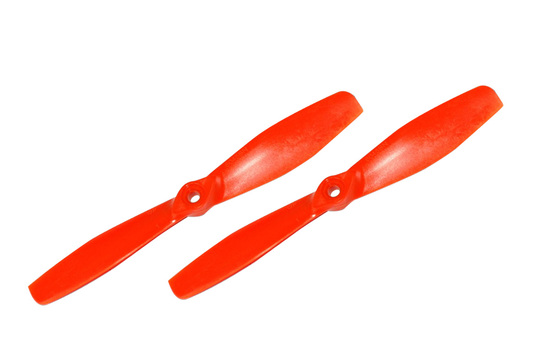 Hélice fibre SF 6x4,5 1/2 bullnose orange Gemfan (x2)