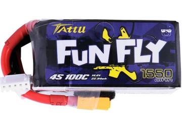 Tattu Funfly Series 1550mAh 4S 100C Lipo Batterie