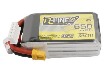 Tattu R-Line 650mAh 14.8V 95C 4S - XT30