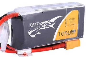 Lipo 1050mAh 11.1V 75C 3S - Tattu