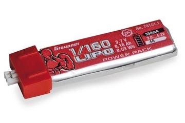 Lipo 1S / 175 mAh, 3,7 V, 25 C, MOLEX