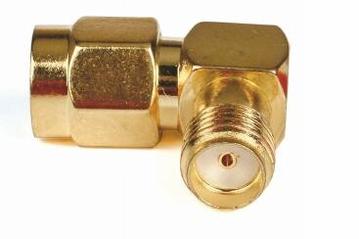 Adaptateur 90° SMA Male vers RP SMA Femelle Graupner