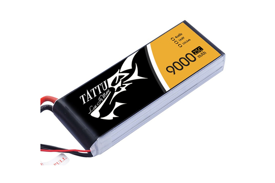 Tattu 9000mAh 14.8V 25/50C 4S Lipo