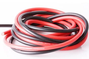 Cable siliconé AWG14 - 2,12² rouge & noir (2x1m)
