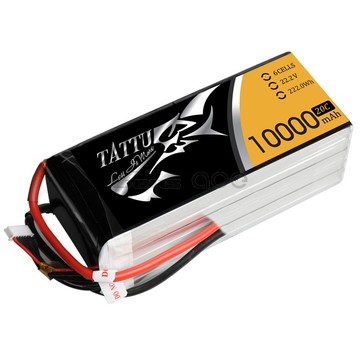 Lipo 10000mAh 22.2V 20C 6S 1P Tattu