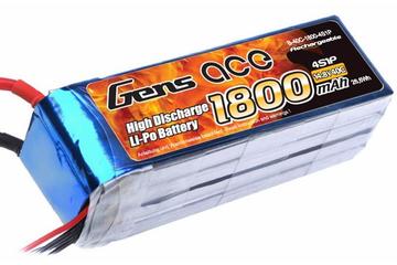 Lipo 1800mAh 14.8V 40C 4S 1P Gens Ace