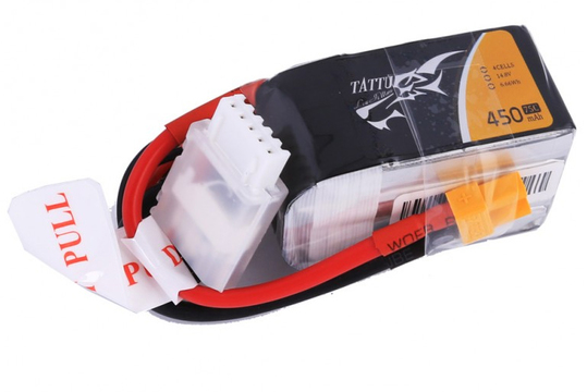 Lipo 450 mAh 75C 4S  Tattu