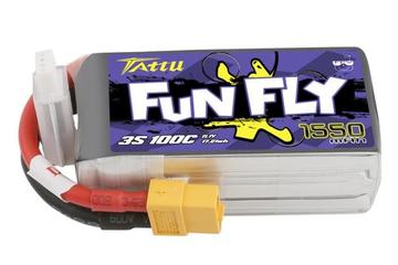 Lipo Tattu Funfly 1550mAh 11.1V 100C 3S1P XT60