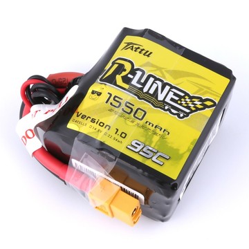 R-Line 1550mAh Cube Square 14.8V 95C 4S1P Tattu