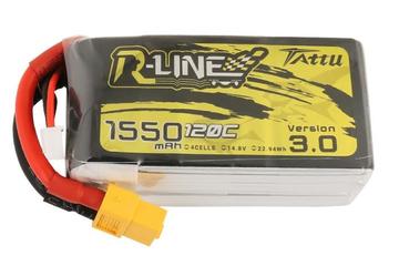 Tattu R-Line V3 1550mAh 14.8V 120C 4S - XT60