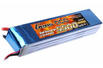 Gens ace 5500mAh 14.8V 25C 4S1P Lipo Battery Pack