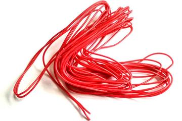 Cable 22AWG Siliconé rouge - 1m