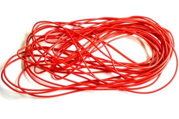 Cable 18AWG Siliconé rouge - 1m