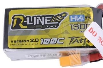 R-Line 1300mAh HV 100C 4S 15.2V V2 -Tattu
